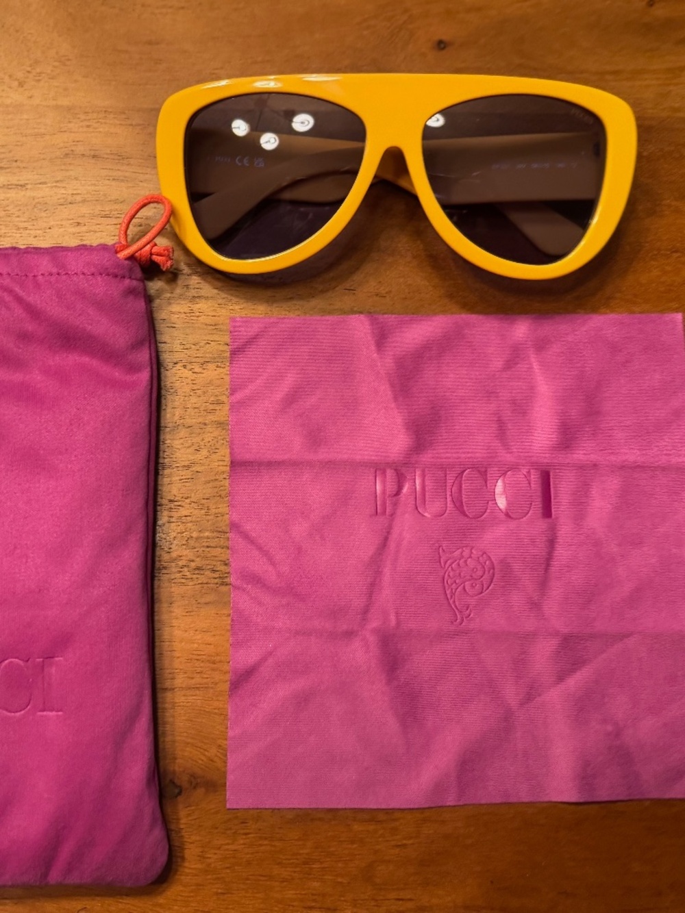 Emilio Pucci EP0231 Sunglasses Aviator Acetate Italy